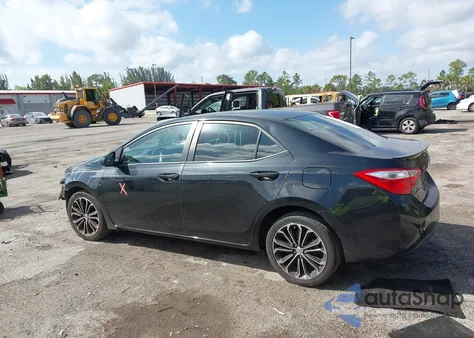 2014 Toyota Corolla S Plus z USA, uszkodzony, nr VIN 2T1BURHE3EC105016